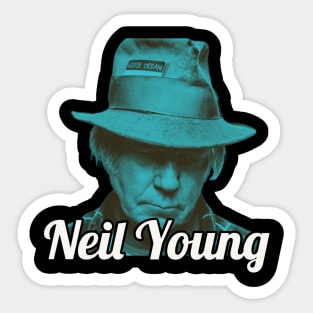 Retro Neil Sticker